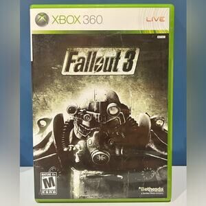 Fallout 3 (Microsoft XBOX 360, 2008) Complete tested